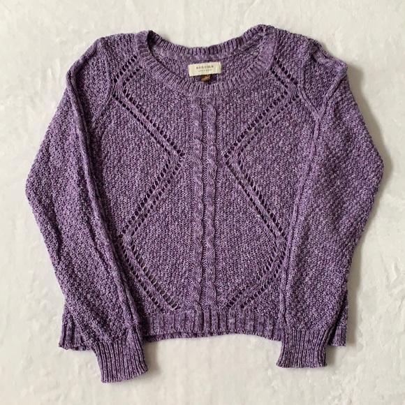 Sonoma Marled Cable Knit Sweater